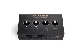 MAUDIO M-Track Duo HD Interfaz de Audio USB-C 2x2 24 bits/192 kHz con Previo Crystal y Software Producer Essentials
