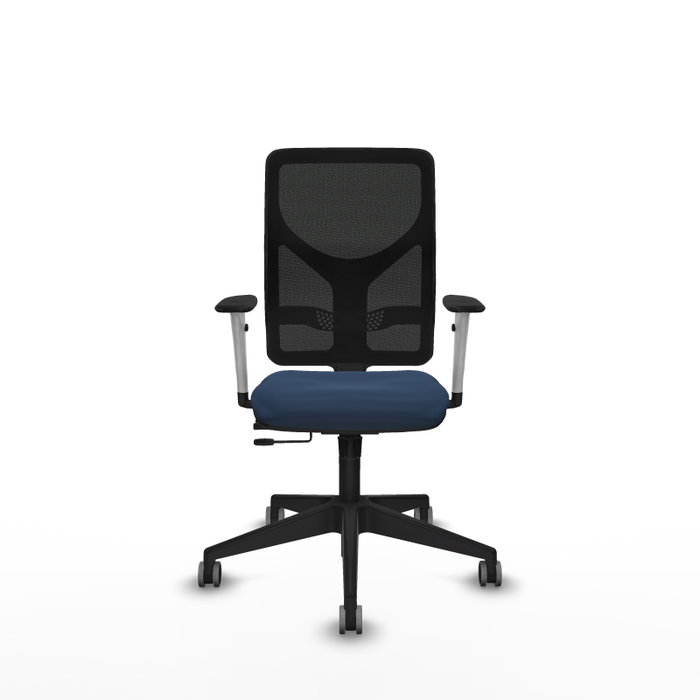 PIQUERAS Y CRESPO Silla de oficina Motilla Sincro/Traslack Azul marino y Negro