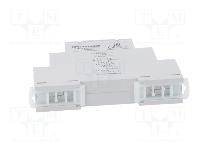 RELPOL RPN-1A2-A230 Relé de monitorización de corriente 230VAC RELPOL RPN-1A2-A230 Relé de monitorización de corriente 230VAC