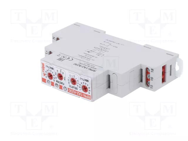 RELPOL RPN-1A2-A230 Relé de monitorización de corriente 230VAC RELPOL RPN-1A2-A230 Relé de monitorización de corriente 230VAC