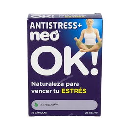 NEO Antistress Plus 30 Cápsulas - Ayuda a la Relajación y Reduce el Estrés Habitual