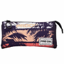 Pro-Dg HS Sun Estuche Portatodo Triple, 3 Compartimentos con Cremallera, Multicolor, 11 x 23 x 7 cm, 1.60 L