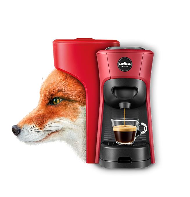 Lavazza LM 840 Tiny Eco Cafetera de Cápsulas Negro y Rojo