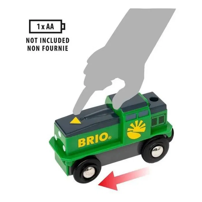 Brio World RAV7312350360189 Tren Agrícola a Batería - Circuito de Madera