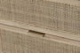 DKD Home Decor Chifonier Tropical Natural Madera de Abeto y Ratán 5 Cajones 100 x 46 x 35 cm