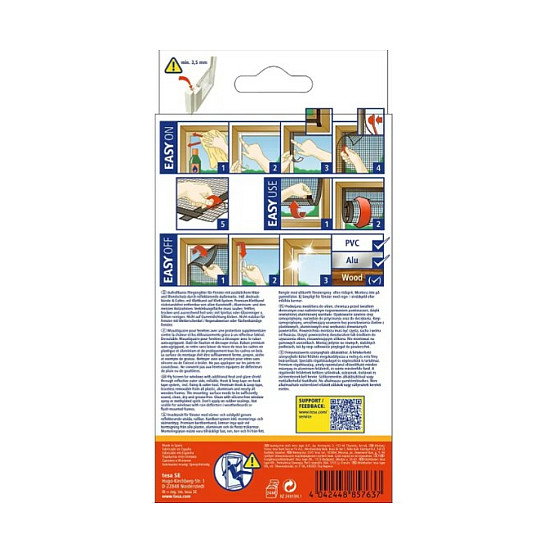 Tesa Insect Stop SUN PROTECT antracita 1,3 x 1,5 m