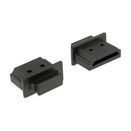 DeLOCK 64029 Cubierta antipolvo para puerto HDMI A con asa, 10 unidades, negro