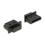 DeLOCK 64029 Cubierta antipolvo para puerto HDMI A con asa, 10 unidades, negro