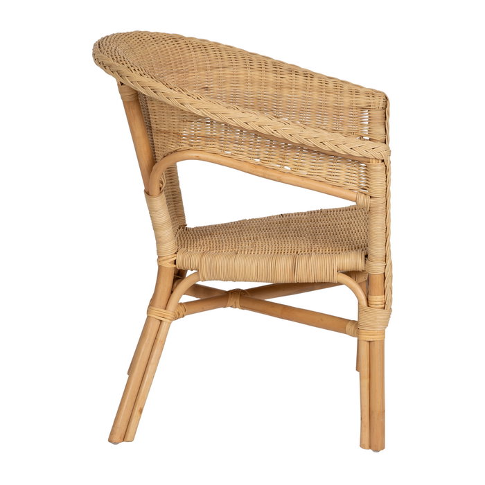 Silla Natural Ratán Salón 60 X 58 X 80 cm
