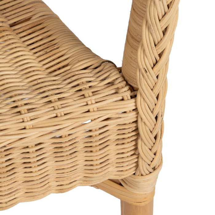 Silla Natural Ratán Salón 60 X 58 X 80 cm