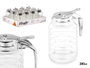 Vivalto Dispensador de Vidrio Redondo 280 ml Transparente 10x7x12.8 cm (Set de 24)