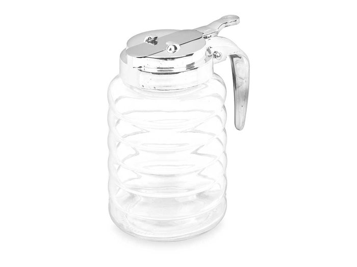 Vivalto Dispensador de Vidrio Redondo 280 ml Transparente 10x7x12.8 cm (Set de 24)