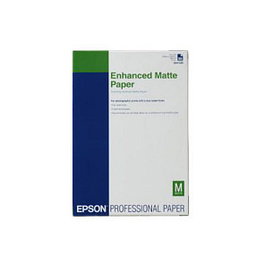 Epson Papel Enhanced Matte inkjet 192g/m2 para impresora, tamaño DIN A3+, 100 hojas, 1 paquete