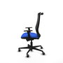 PIQUERAS Y CRESPO Silla de oficina Mardos con mecanismo Sincro/Traslack, Azul y Negro
