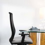 PIQUERAS Y CRESPO Silla de oficina Mardos con mecanismo Sincro/Traslack, Azul y Negro