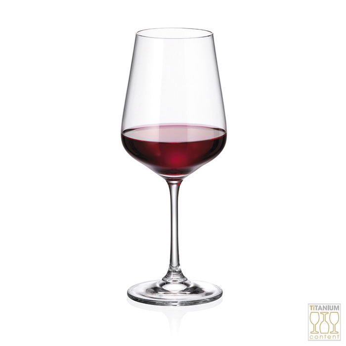 Crystalite Bohemia Strix Copa 450 Ml Mm Crystalite Altura 225 Con Titanio (6 Unidades)