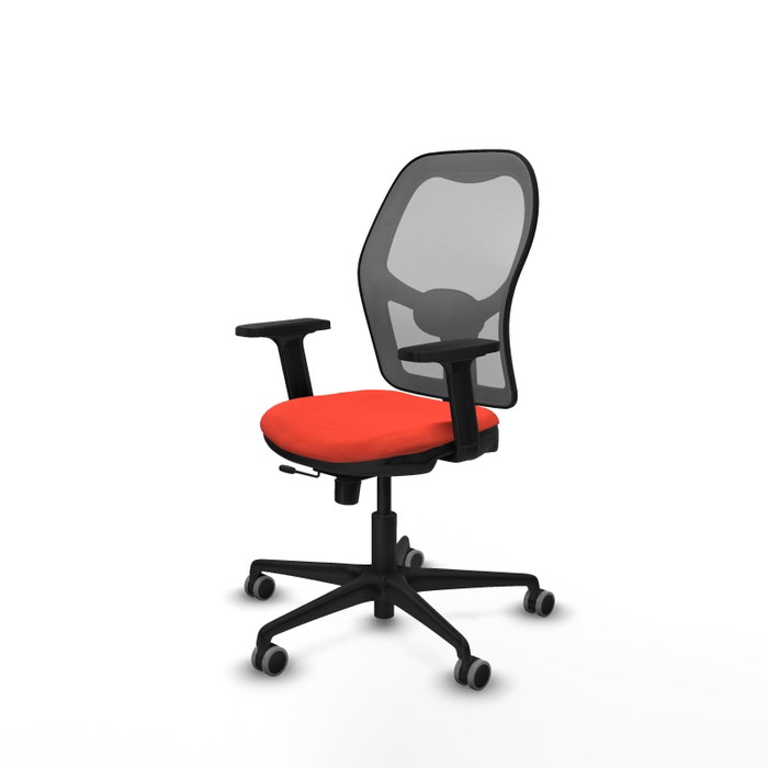 PIQUERAS Y CRESPO Silla de oficina Jorquera con mecanismo Sincro/Traslack, Naranja oscuro y Gris PIQUERAS Y CRESPO Silla de oficina Jorquera con mecanismo Sincro/Traslack, Naranja oscuro y Gris