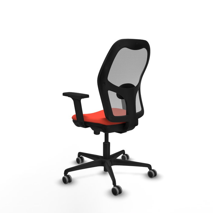 PIQUERAS Y CRESPO Silla de oficina Jorquera con mecanismo Sincro/Traslack, Naranja oscuro y Gris PIQUERAS Y CRESPO Silla de oficina Jorquera con mecanismo Sincro/Traslack, Naranja oscuro y Gris