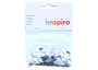 Innspiro Lentejuelas de labios plateadas 14mm
