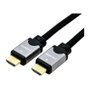 ROLINE Cable HDMI High Speed con Ethernet 1,5 m, 11.04.5856, Negro/Plata