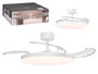 Argon Ventilador de Techo 3 Aspas Plegables Blanco 48x28 cm con Luz y Mando