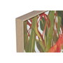 DKD Home Decor Cuadro Lienzo Flores Set de 2 Unidades 100x100 cm