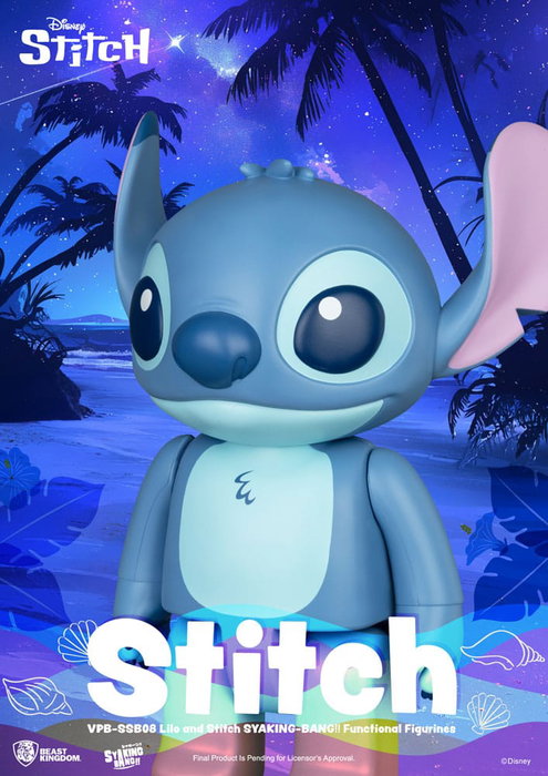 Lilo & Stitch Syaking Bang Hucha de vinilo Stitch 30 cm