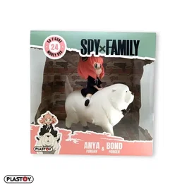 Plastoy Hucha Spy x Family Anya Forger y Bond Forger de Plástico 29 cm