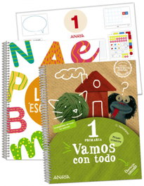 ANAYA, Vamos con todo 1. Primer trimestre. + Punto de lectura 1. + Material manipulativo. - ANAYA