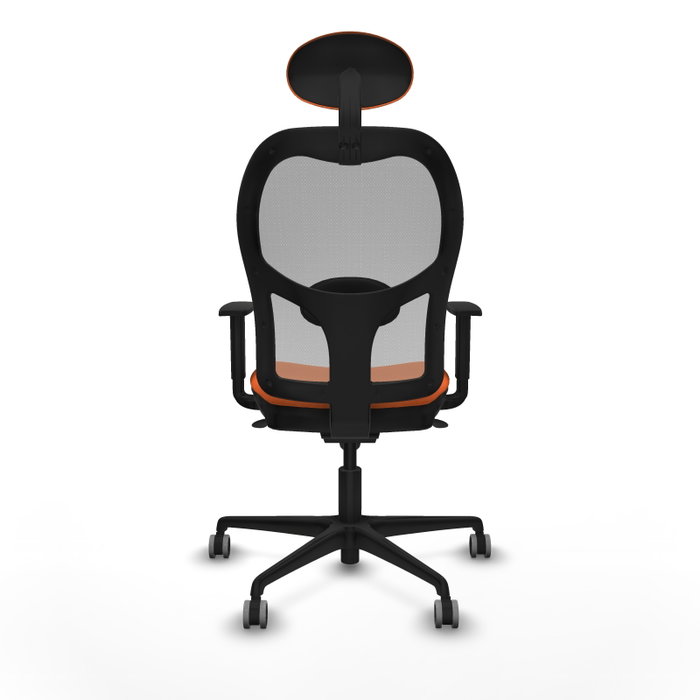 PIQUERAS Y CRESPO Silla de oficina Jorquera Naranja y Gris PIQUERAS Y CRESPO Silla de oficina Jorquera Naranja y Gris