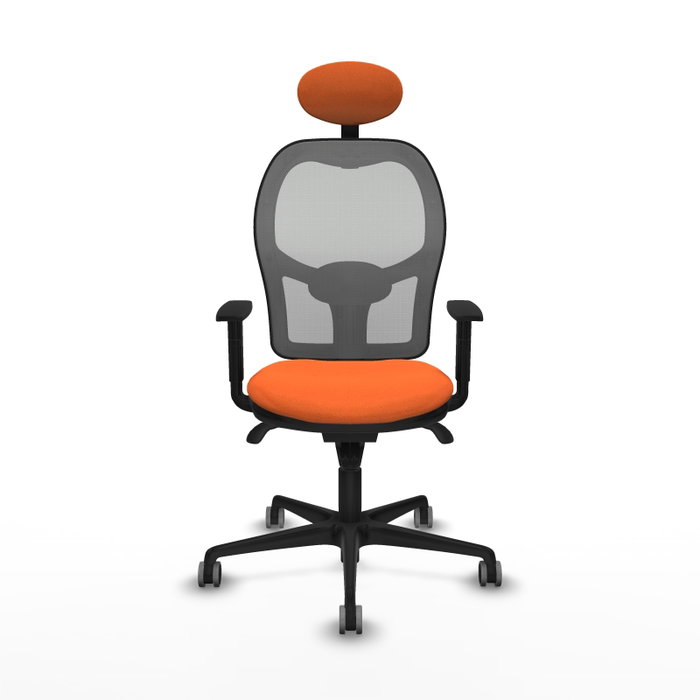 PIQUERAS Y CRESPO Silla de oficina Jorquera Naranja y Gris PIQUERAS Y CRESPO Silla de oficina Jorquera Naranja y Gris