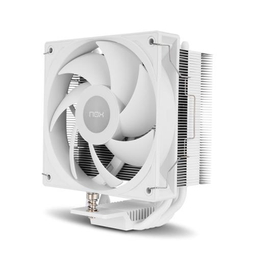 NOX Hummer R-400 Blanco Ventilador de CPU 12 cm PWM 235W TDP