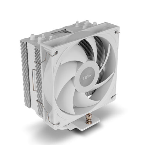 NOX Hummer R-400 Blanco Ventilador de CPU 12 cm PWM 235W TDP