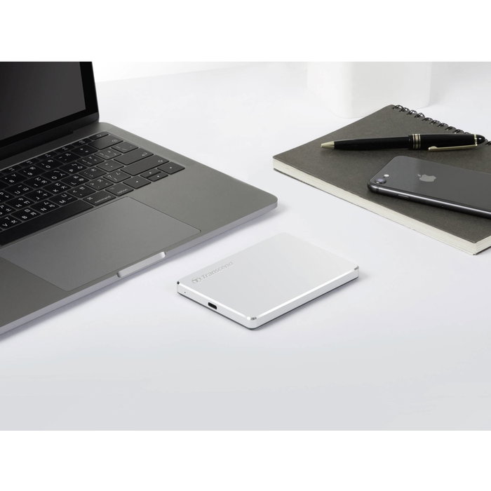 Transcend StoreJet 25C3S 2 TB Plata USB 3.2 Gen 1