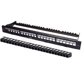 WP European Cabling Solution Patch Panel Modular UTP Cat. 6A 1U 24 Puertos
