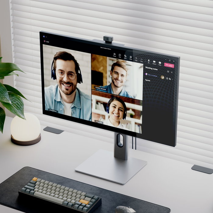 Alogic Clarity Pro 27 UHD 4K Monitor con Webcam 8MP y USB-C 65W PD