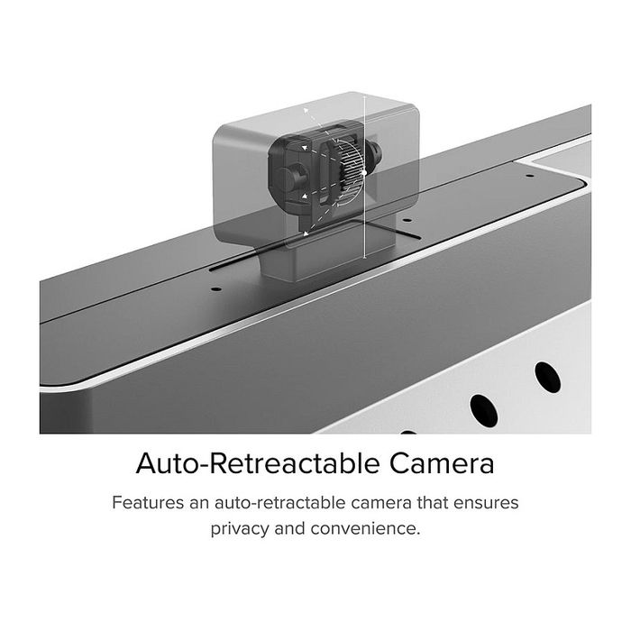 Alogic Clarity Pro Monitor 27" 4K 60Hz IPS con Webcam Integrada y USB-C 65W PD