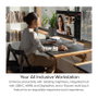 Alogic Clarity Pro 27 UHD 4K Monitor con Webcam 8MP y USB-C 65W PD