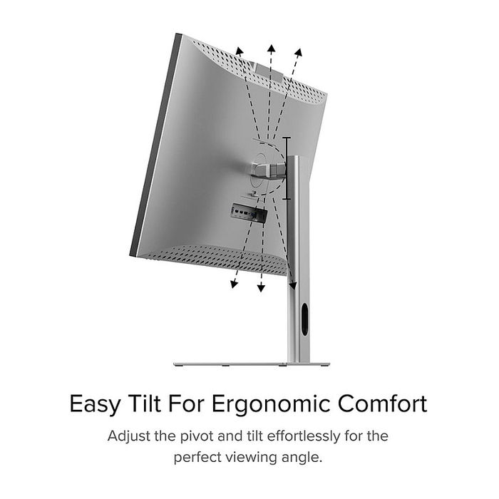 Alogic Clarity Pro Monitor 27" 4K 60Hz IPS con Webcam Integrada y USB-C 65W PD