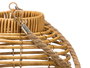 Ibergarden Farol Redondo Alto Mediano, Acabado Rattan, Marrón, Dimensiones 20 x的一组27 x 20 cm (Set de 12)