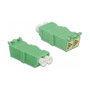 DeLOCK Acoplador de fibra óptica con protección láser LC Duplex hembra a LC Duplex hembra, 4 piezas