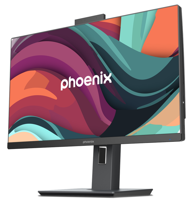 Phoenix Unity CamPro 3 Barebone All in One - Pantalla 27" Full HD IPS, Webcam 2MP, Placa Base Asus H610T2-CSM, Compatible con Procesadores Intel 12ª/13ª/14ª Generación (LGA 1700)