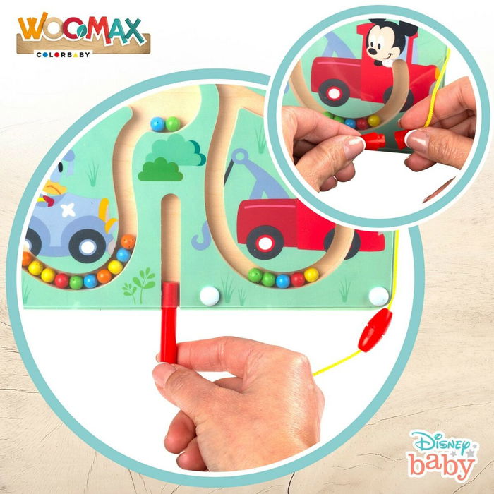 Juego Laberinto Disney Madera 22,5 x 1,5 x 22,5 cm Juego Laberinto Disney Madera 22,5 x 1,5 x 22,5 cm