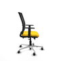 PIQUERAS Y CRESPO Silla de oficina Haches Amarillo y Negro