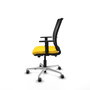 PIQUERAS Y CRESPO Silla de oficina Haches Amarillo y Negro