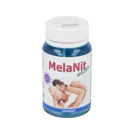 ESPADIET Melanit Natur 30 Cápsulas | Complemento Alimenticio con Melatonina (1.9 mg), L-Triptófano y Vitaminas para Conciliar el Sueño | 30 Cápsulas