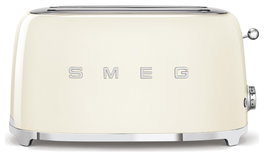 Smeg TSF02CREU Tostadora de estilo años 50, Crema