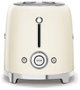 Smeg TSF02CREU Tostadora de 4 rebanadas, Crema