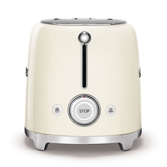 Smeg TSF02CREU Tostadora de estilo años 50, Crema Smeg TSF02CREU Tostadora de estilo años 50, Crema