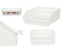 Kinvara Organizador Nevera Ancho Bajo Blanco 26x9.3x30.5 cm (Set de 24)